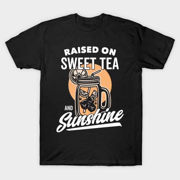 Sweet Tea and Sunshine Southern Girls Sweet Tea Mason Jar T-Shirt by markz66